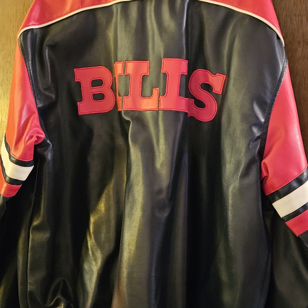 Men's leather Buffalo Bills jacket